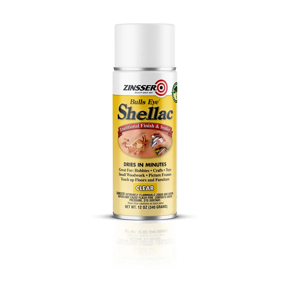 CLEAR SPRAY SHELLAC 12 OZ