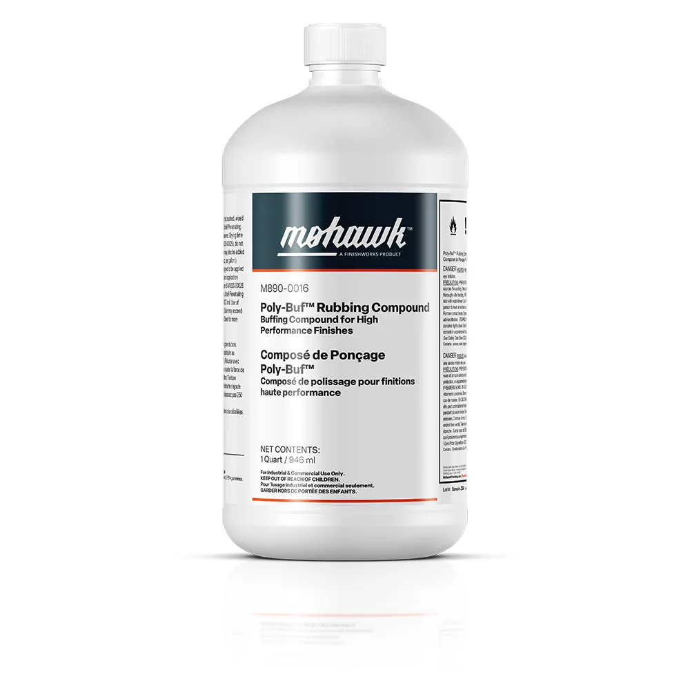 Poly-Buf Rubbing Compound Black Medium Level Iii 8 OZ