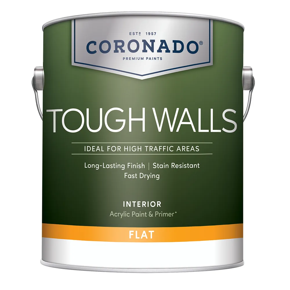 Tough Walls Acr Flat-Pastel Bs